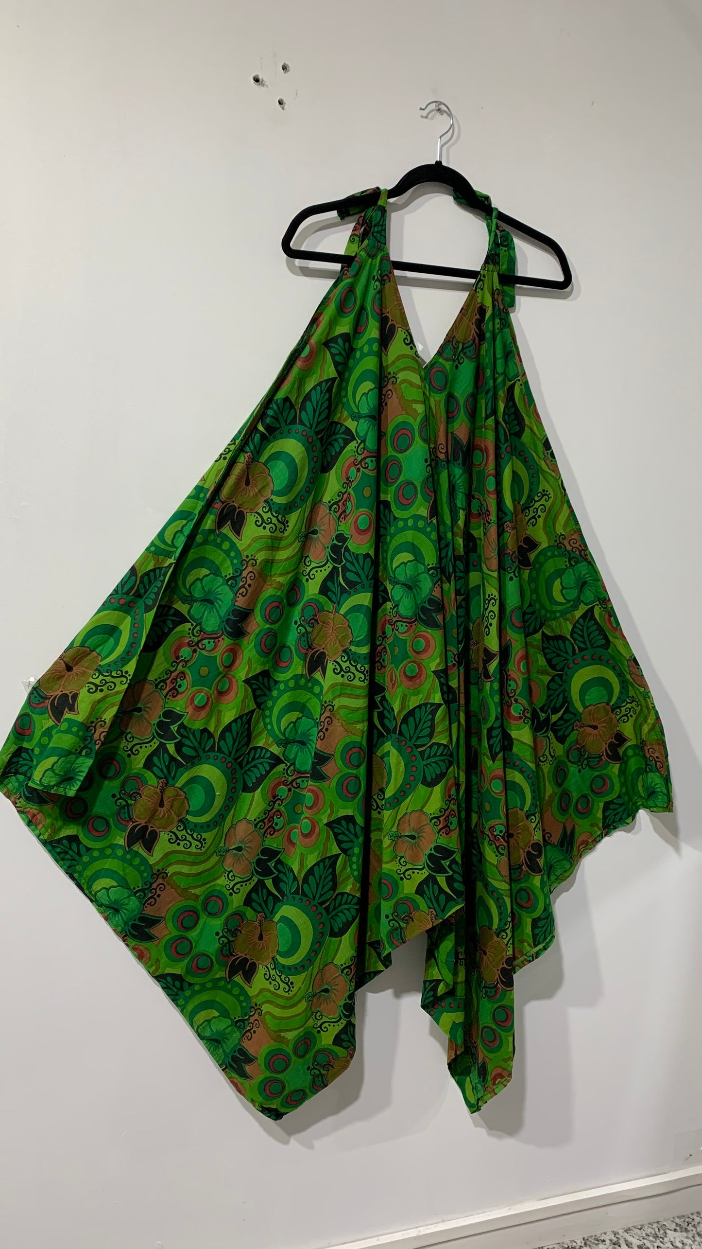 Bohemian style handcrafted cotton Romper dress#0220