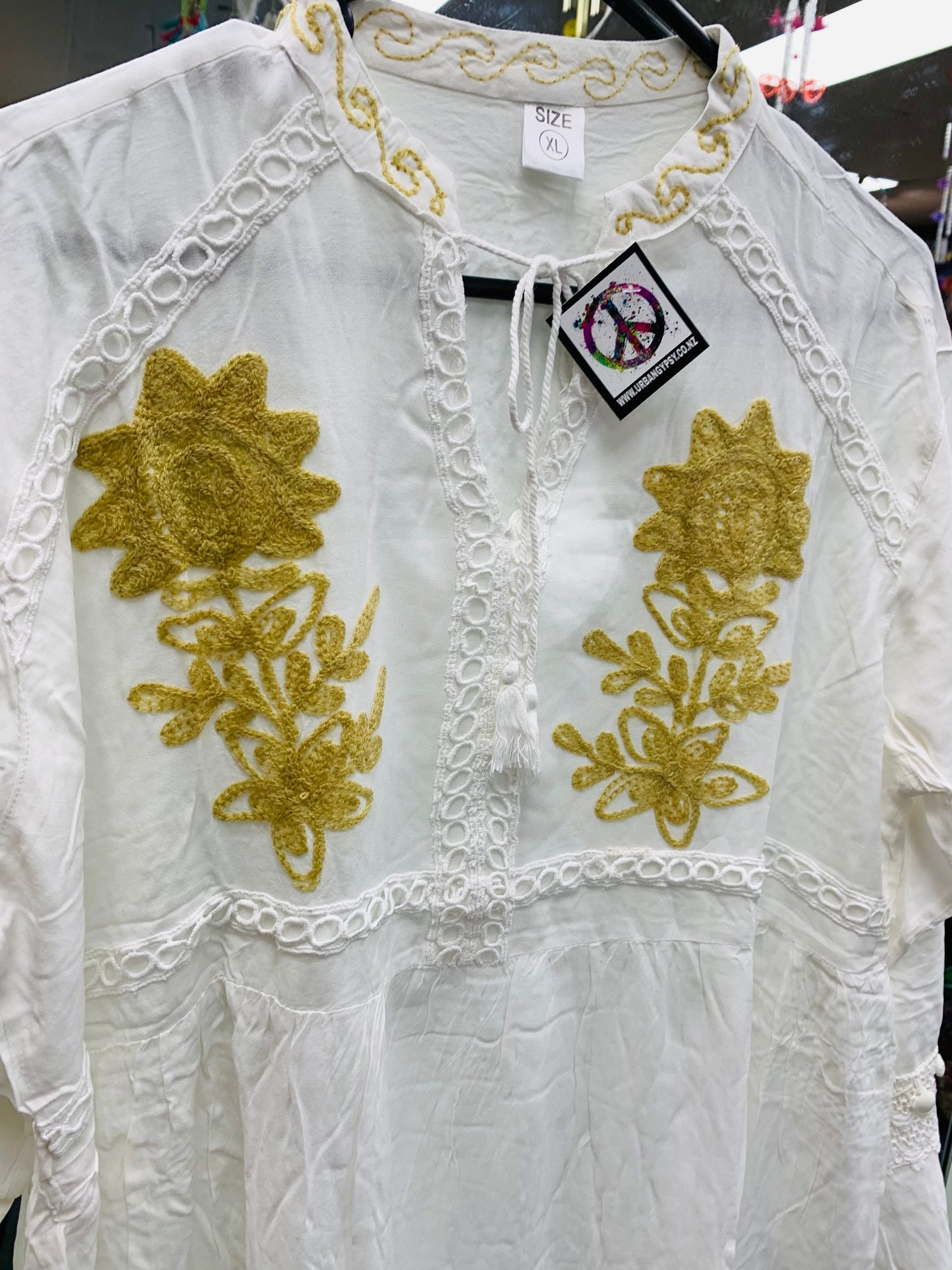 Bohemian handcrafted Bella dress # DRE309