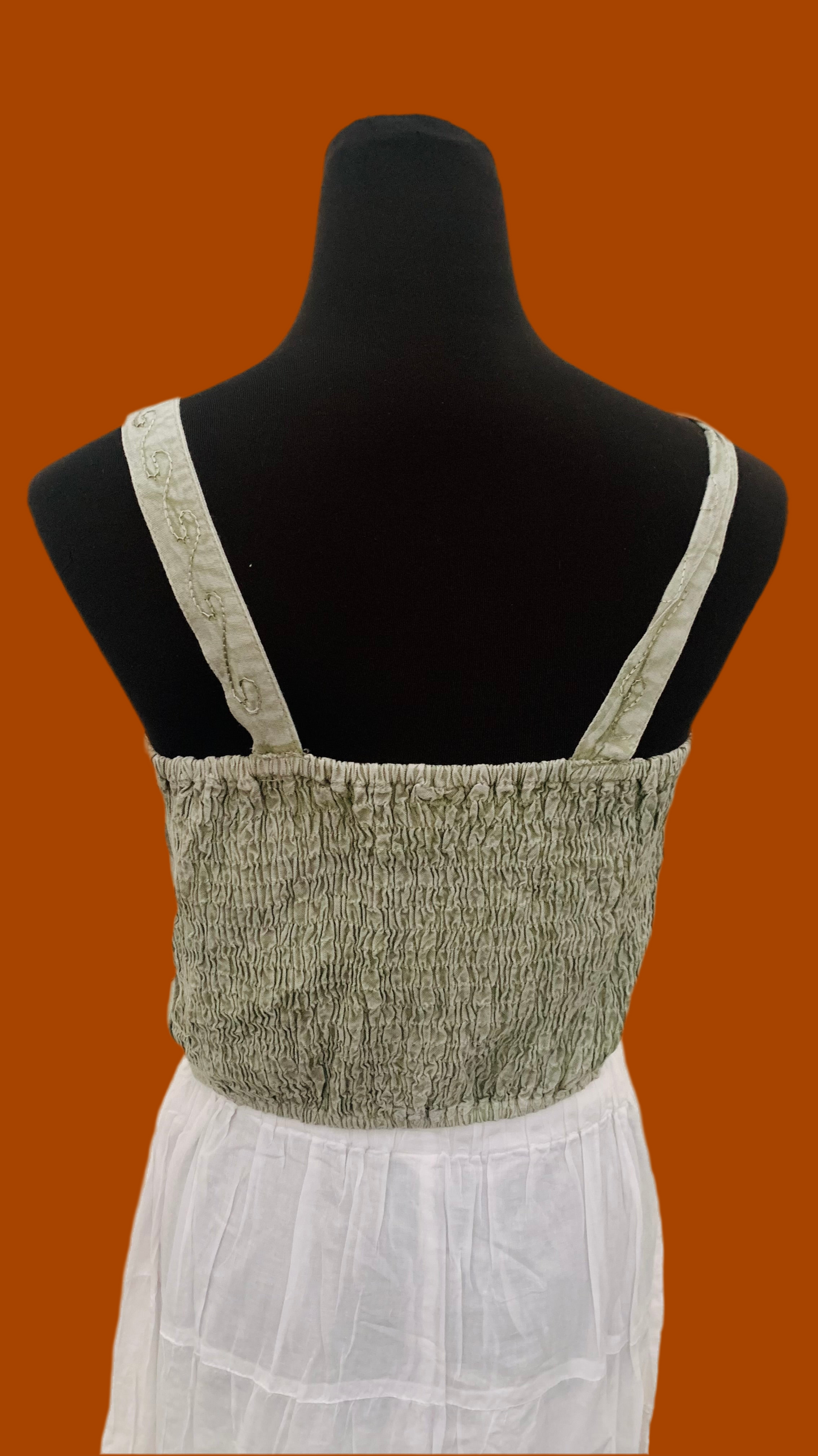 Bohemian Handcrafted Crop Top #CRTOP1006