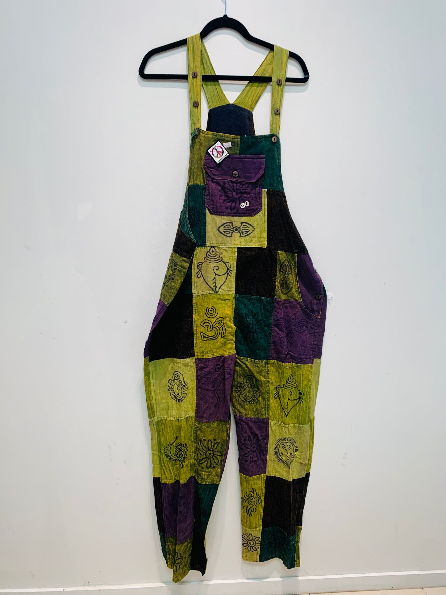 Bohemian Handcrafted Jumpsuits / Overalls/ Dangries #JUM0338