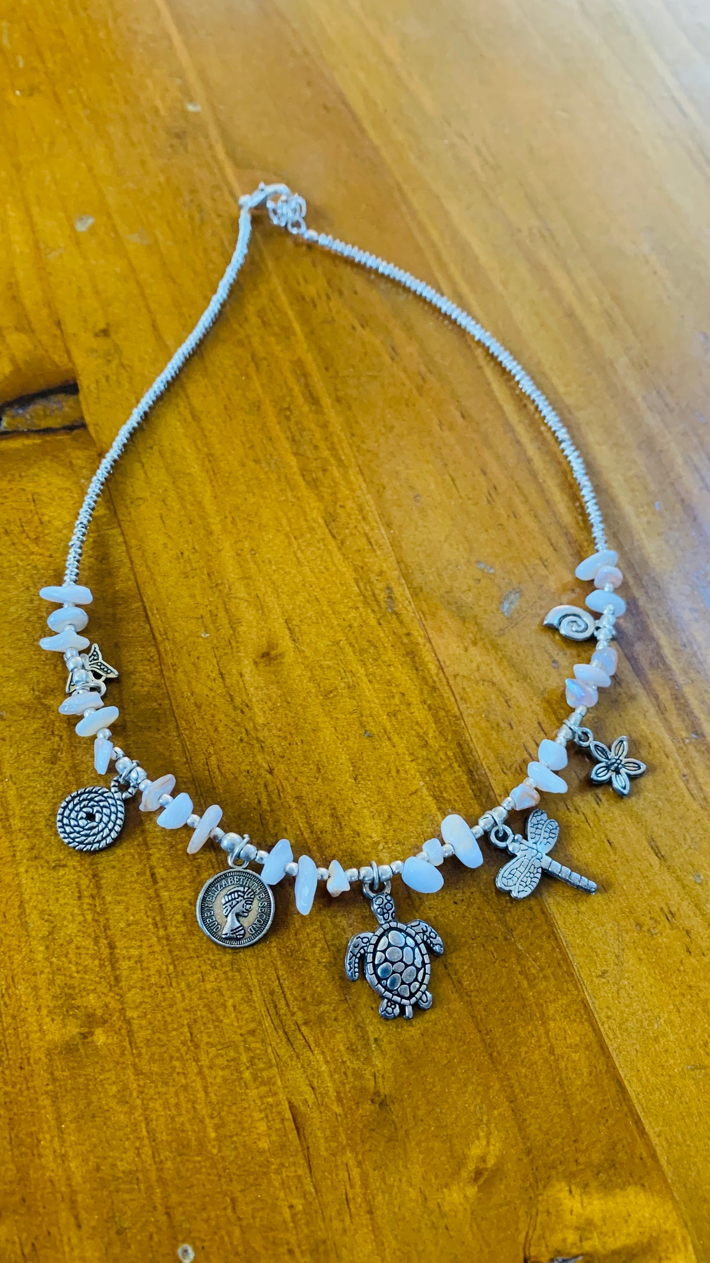 BOHEMIAN STYLE HANDCRAFTED BEADS AND CHARMS NECKLACE #NECK30