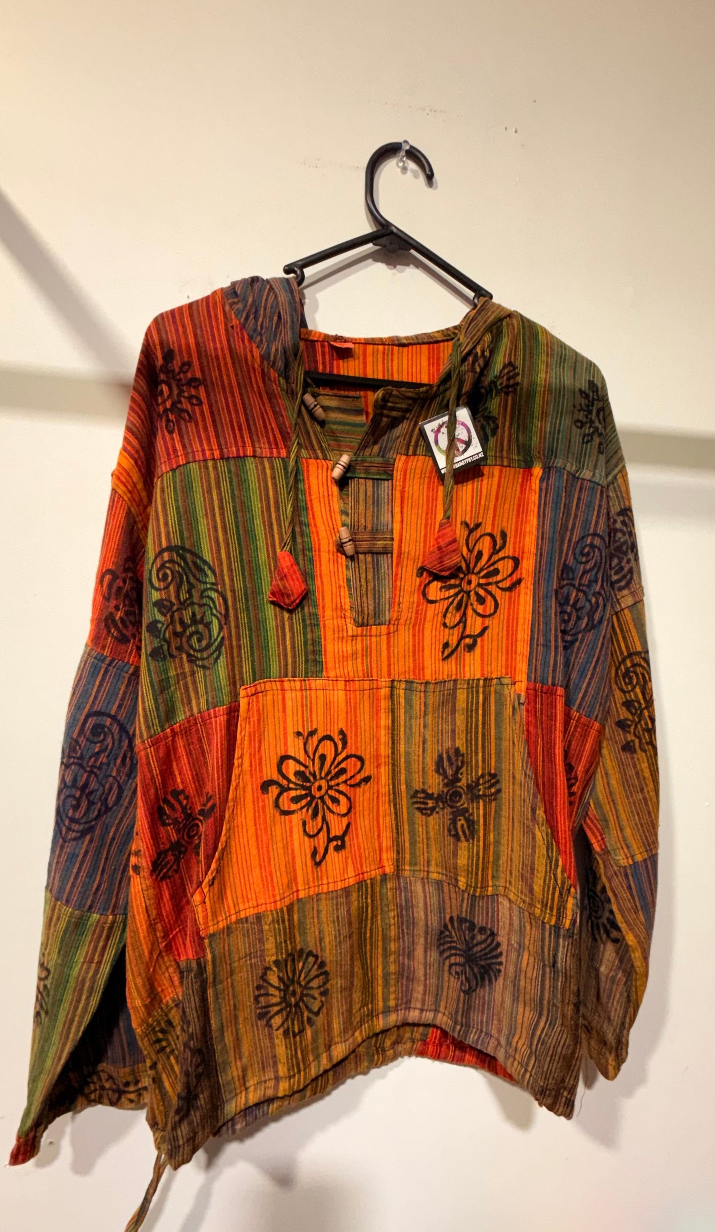 Bohemian handcrafted cotton patchwork Kurta # KURT619