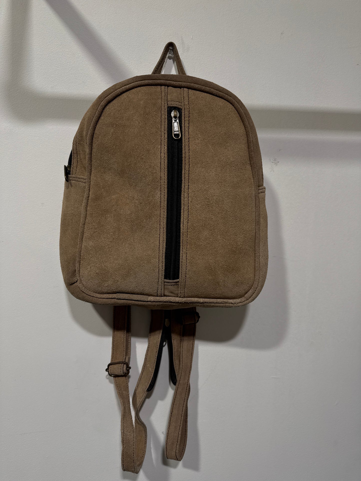 Bohemian style handcrafted Genuine leather Backpack #5594