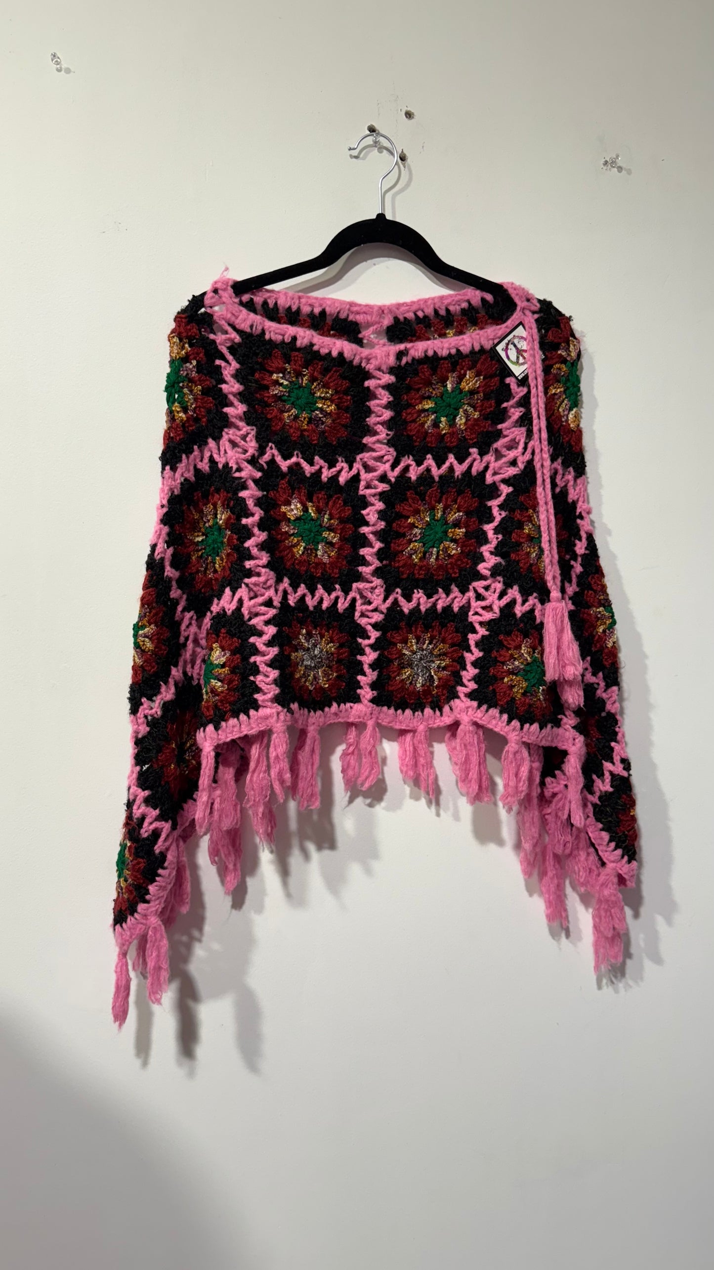 Handcrafted Crochet poncho #37