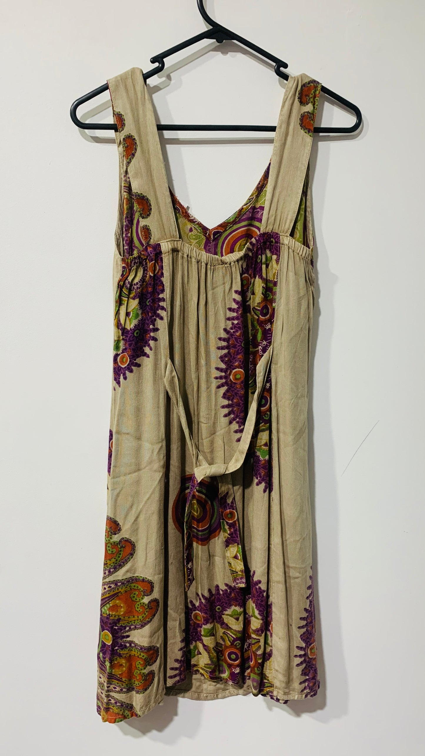 Bohemian style handcrafted Midi dress #46261