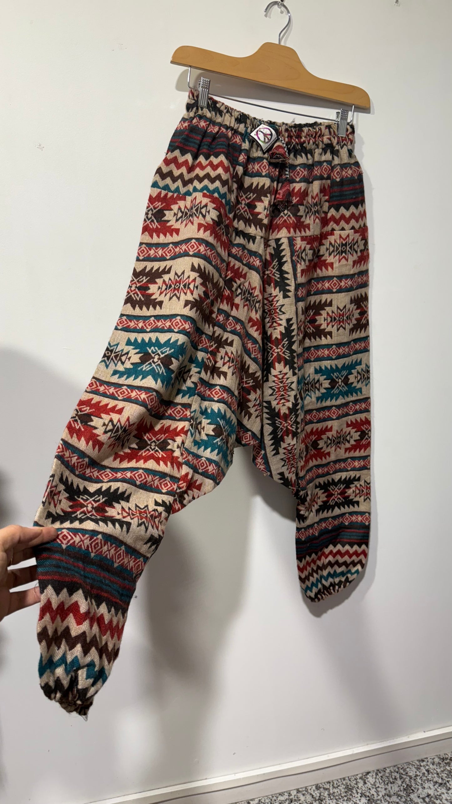 HANDCRAFTED WARM DROP CROTCH PANTS #665561