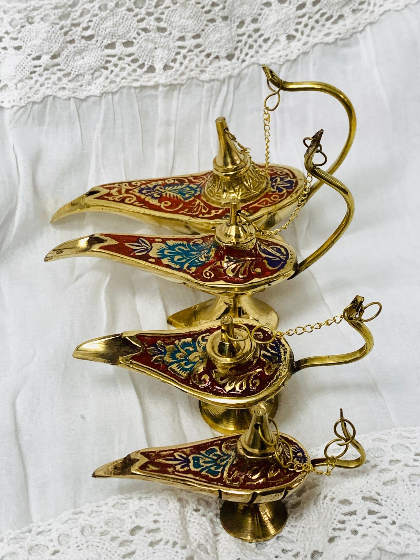 Bohemian style handcrafted Brass Magic Lamp # LAM923