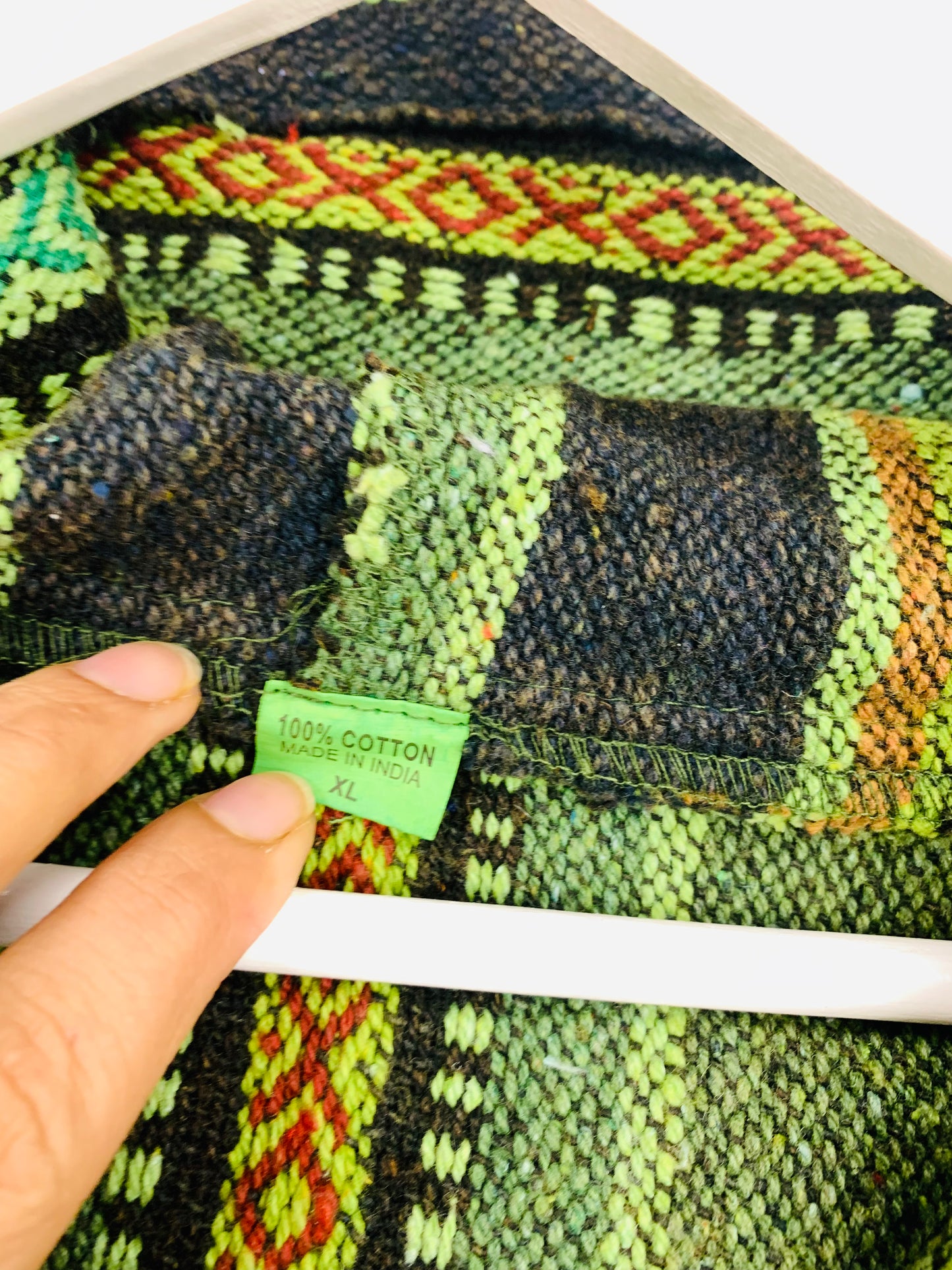 Boho handcrafted UNISEX Baja Hoodie #017617