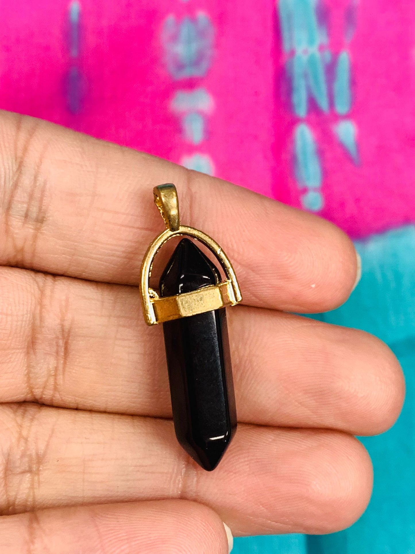 BOHEMIAN STYLE HANDCRAFTED BULLET PENDANT #1701