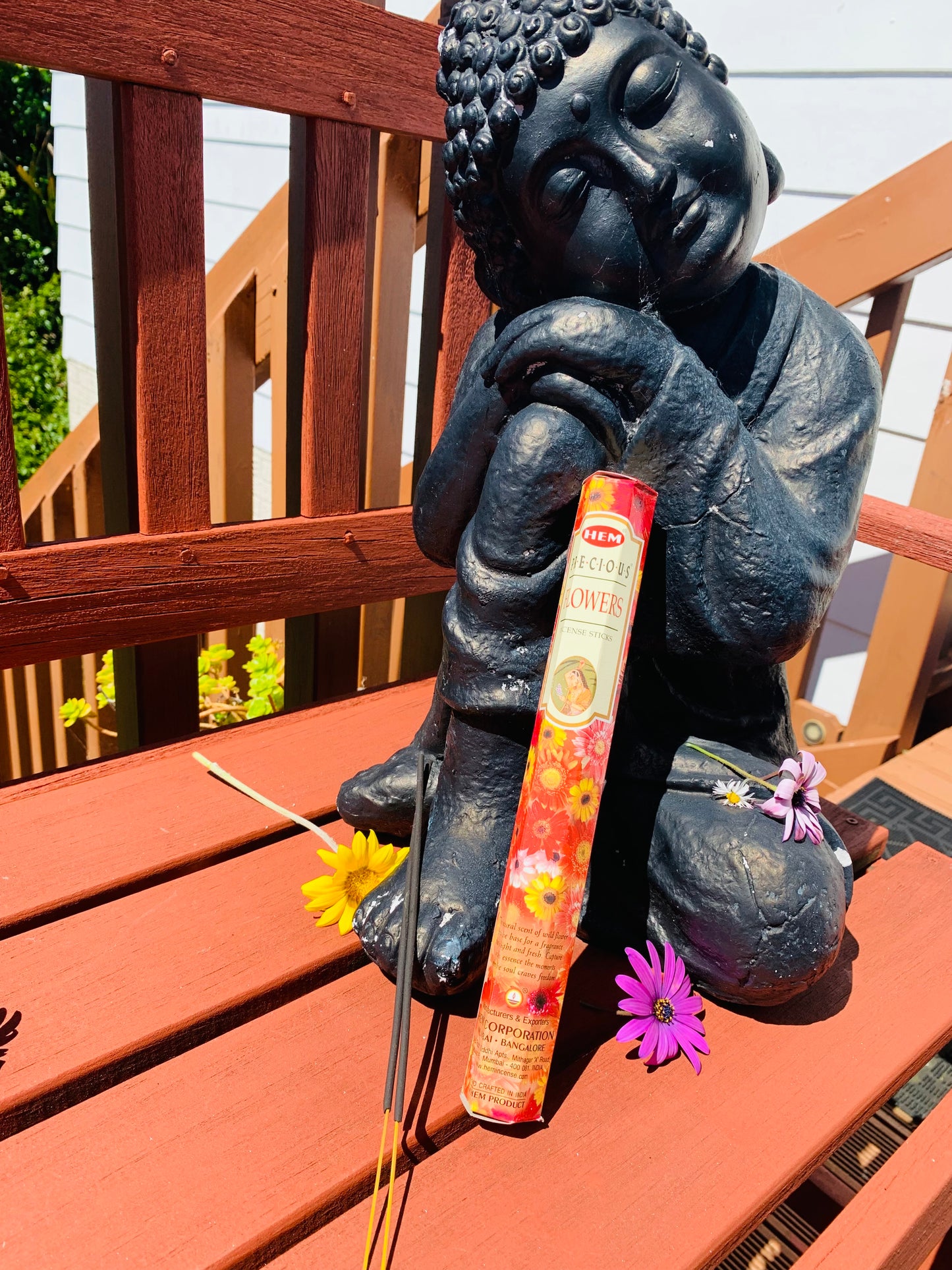 Flower Boho style handcrafted incense sticks #0672