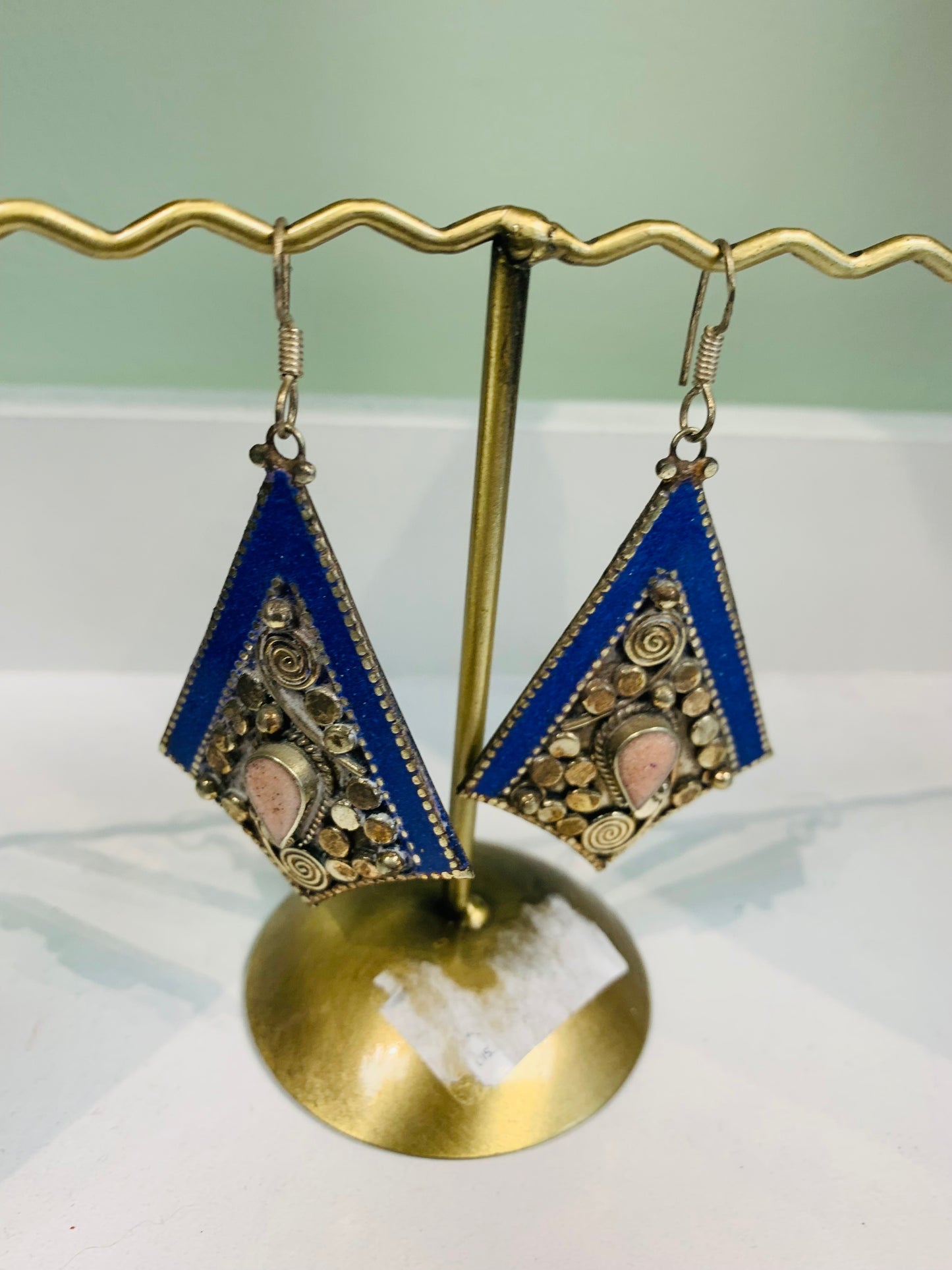 BOHEMIAN STYLE HANDCRAFTED TIBETAN EARRINGS #37