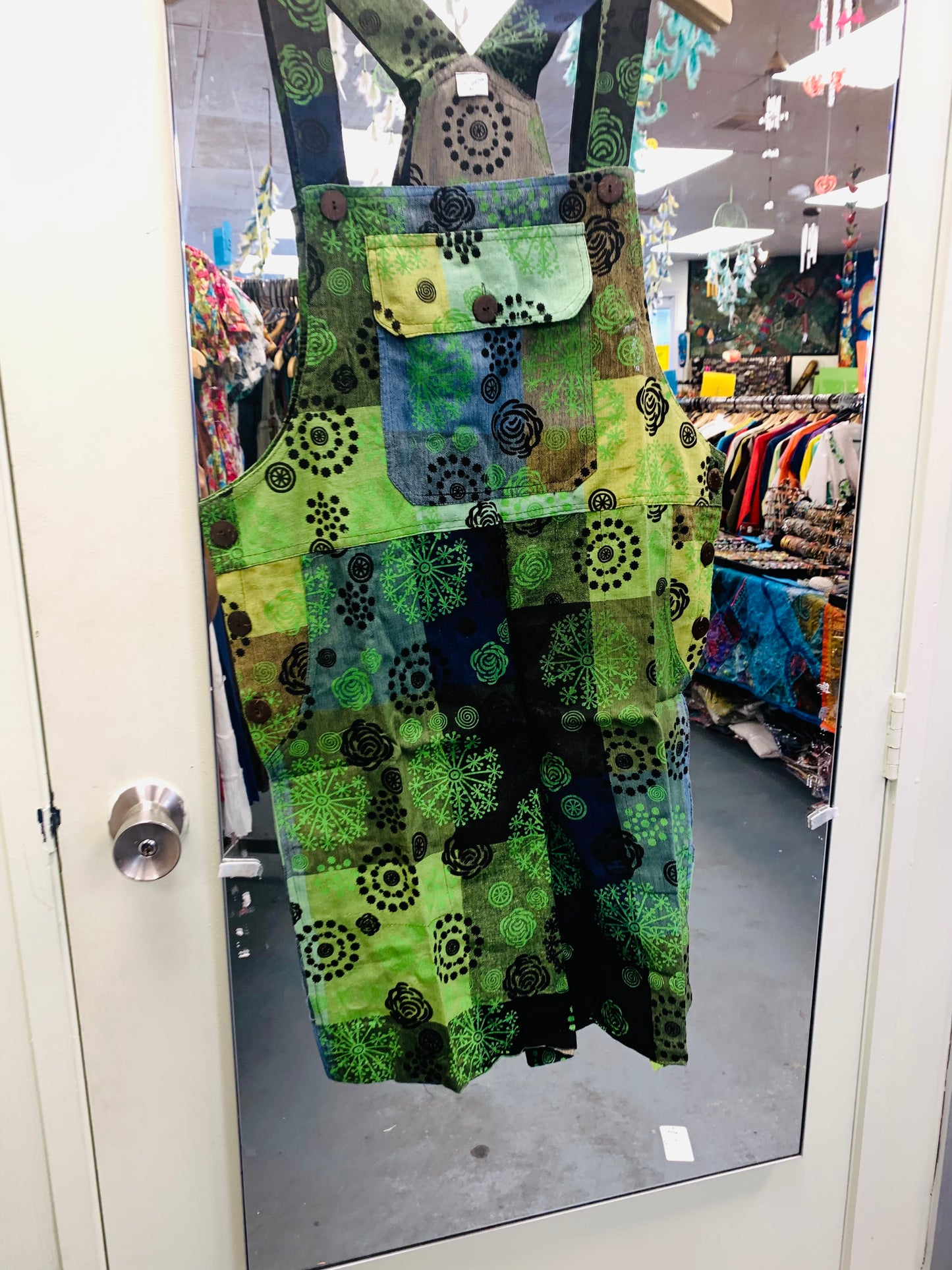 Bohemian style handcrafted Overall Shorts #4300