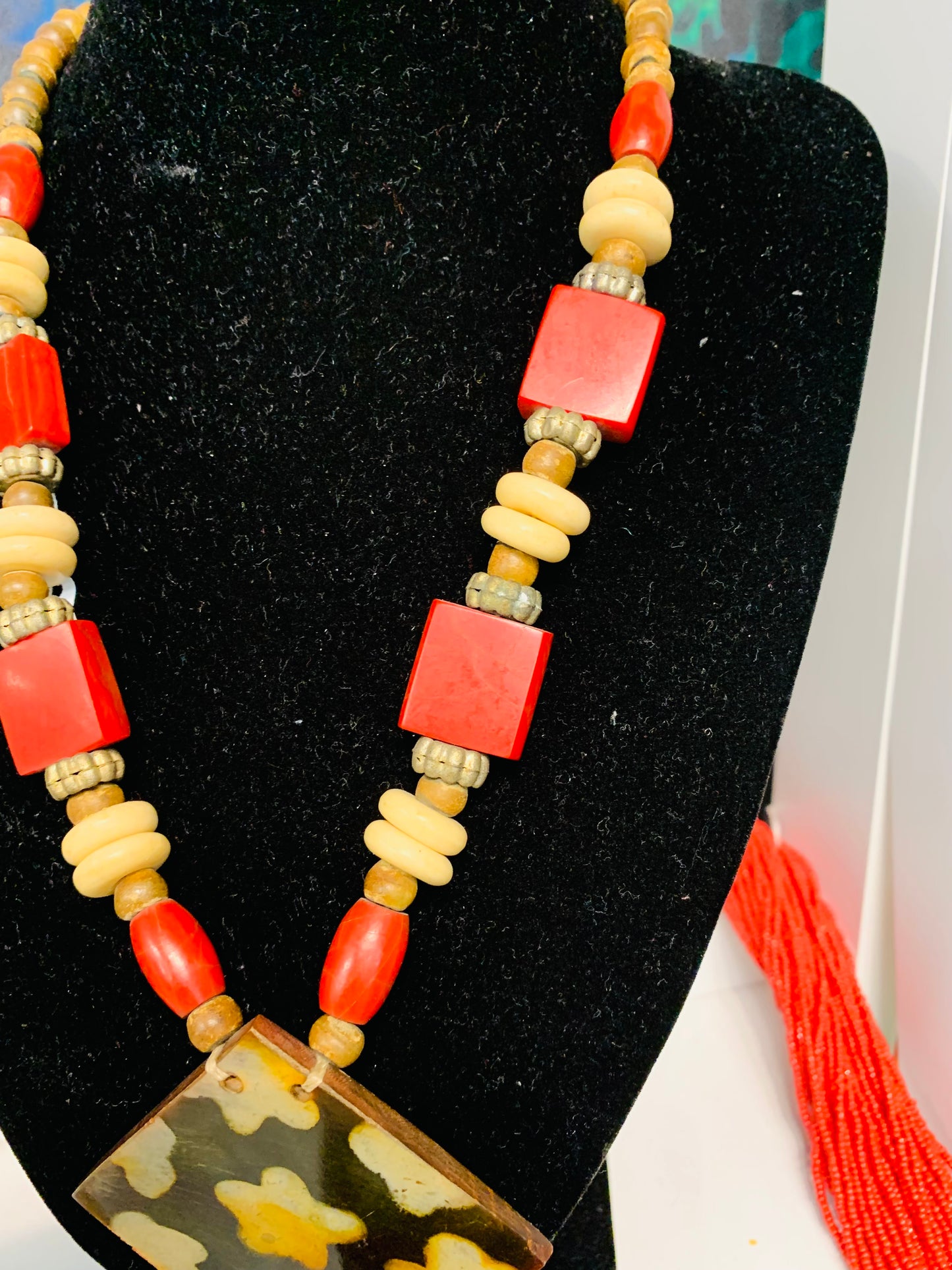 BOHEMIAN STYLE HANDCRAFTED NECKLACE # 2256