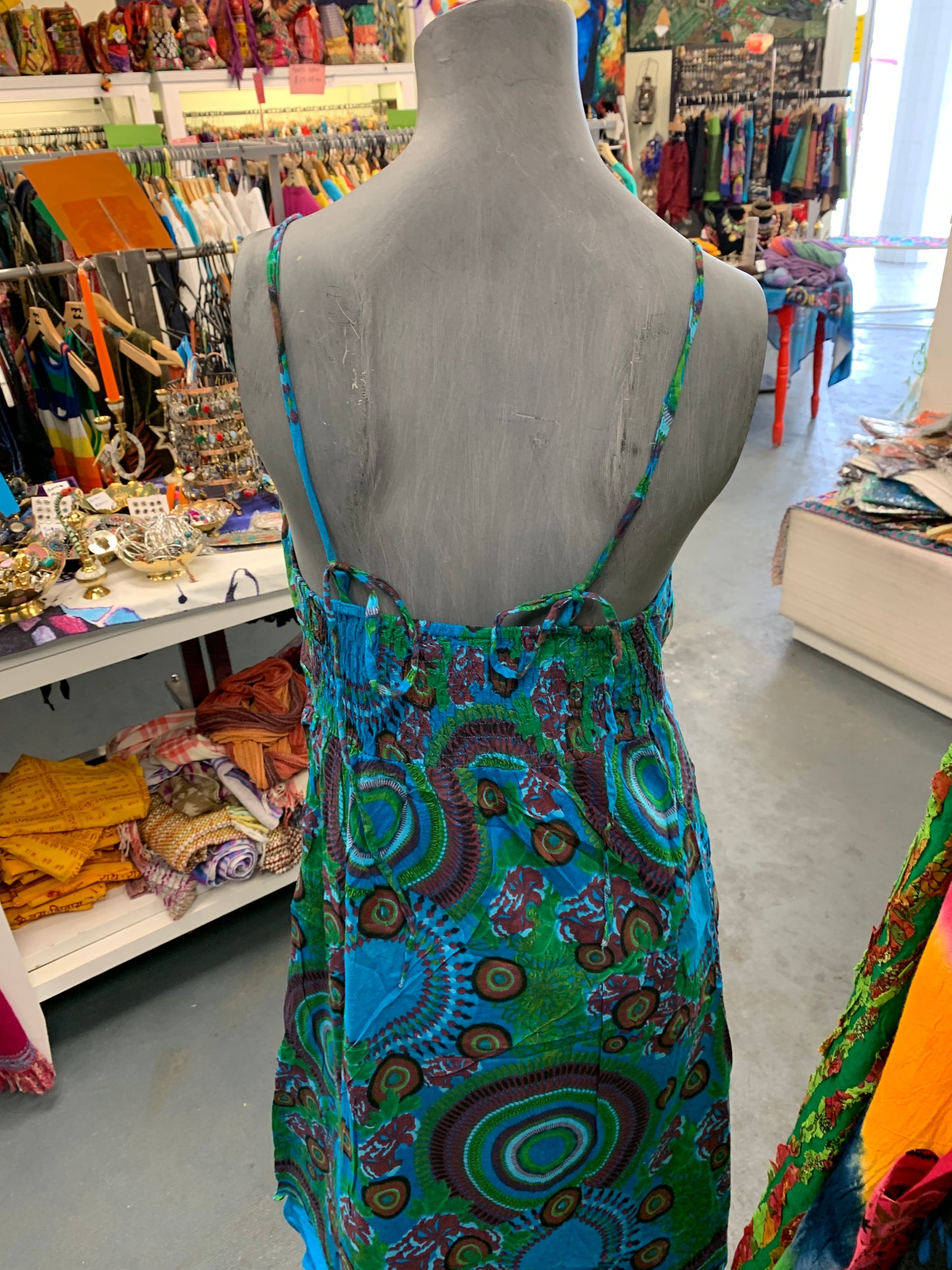 HANDCRAFTED COTTON TRANCE DRESS #57533