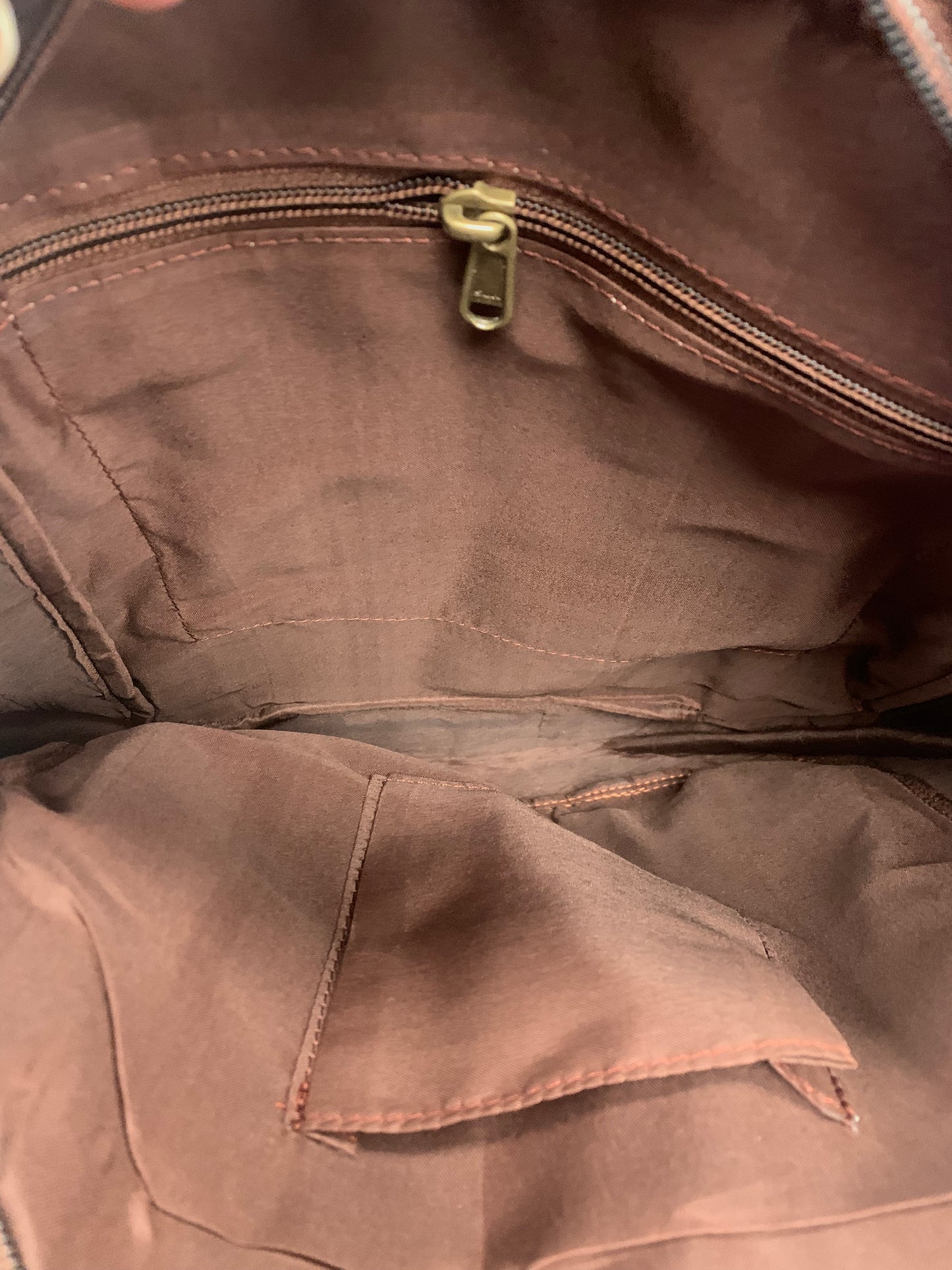 Bohemian style handcrafted Genuine Suede leather Backpack #58880