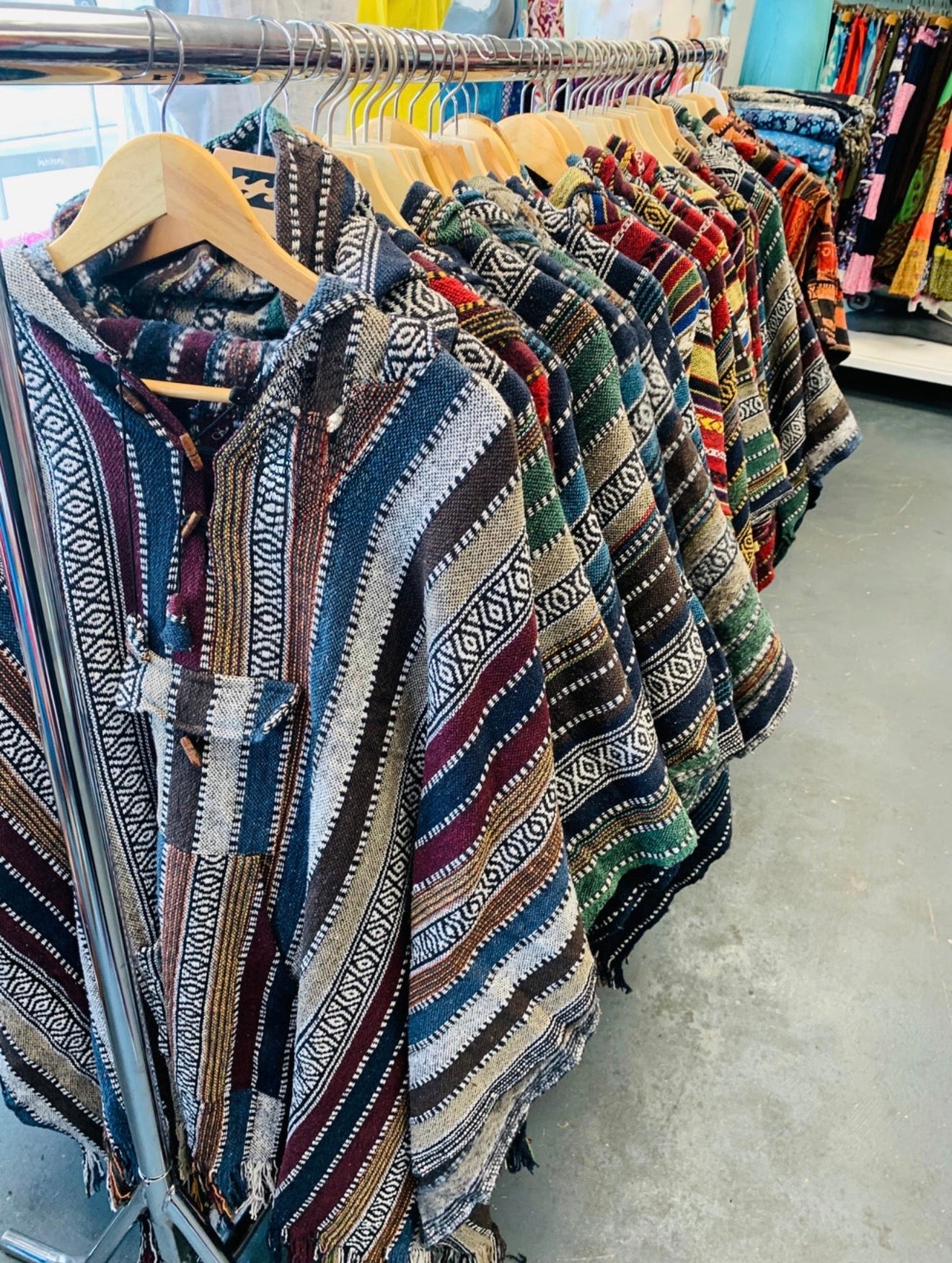 Boho Mexican Ponchos and Hoodies