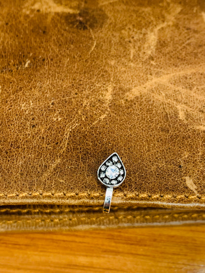 Bohemian handcrafted Clip-on Nose Pins/ Nose Rings  #831