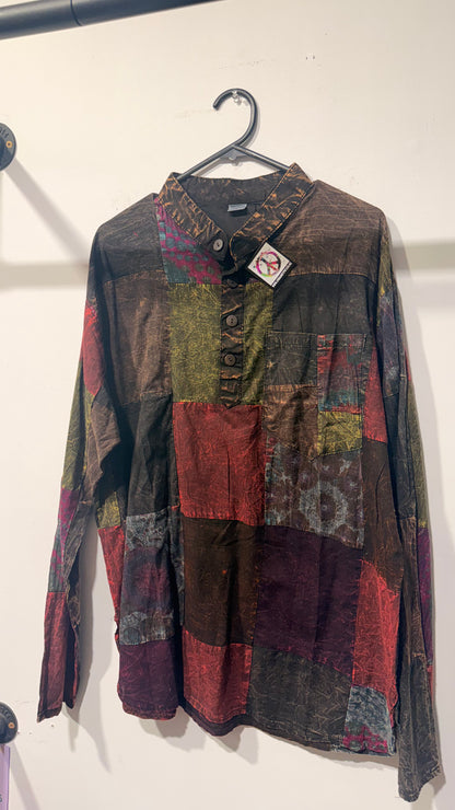 Bohemian handcrafted cotton Kurta # KURT624