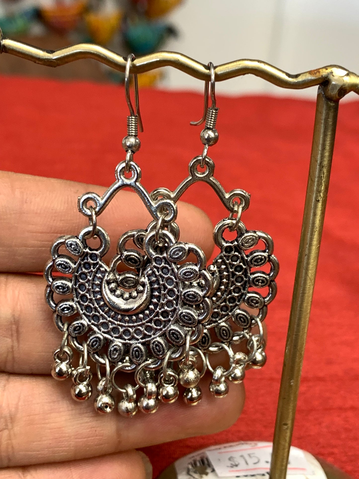 BOHEMIAN HANDCRAFTED DANGLE EARRINGS #EAR141