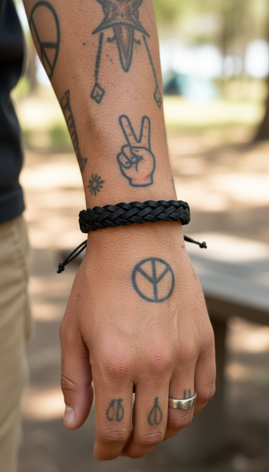 BOHEMIAN LEATHER UNISEX BRACELETS #BR16