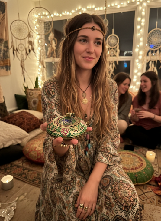 Bohemian style handcrafted Ash Tray # ASH921