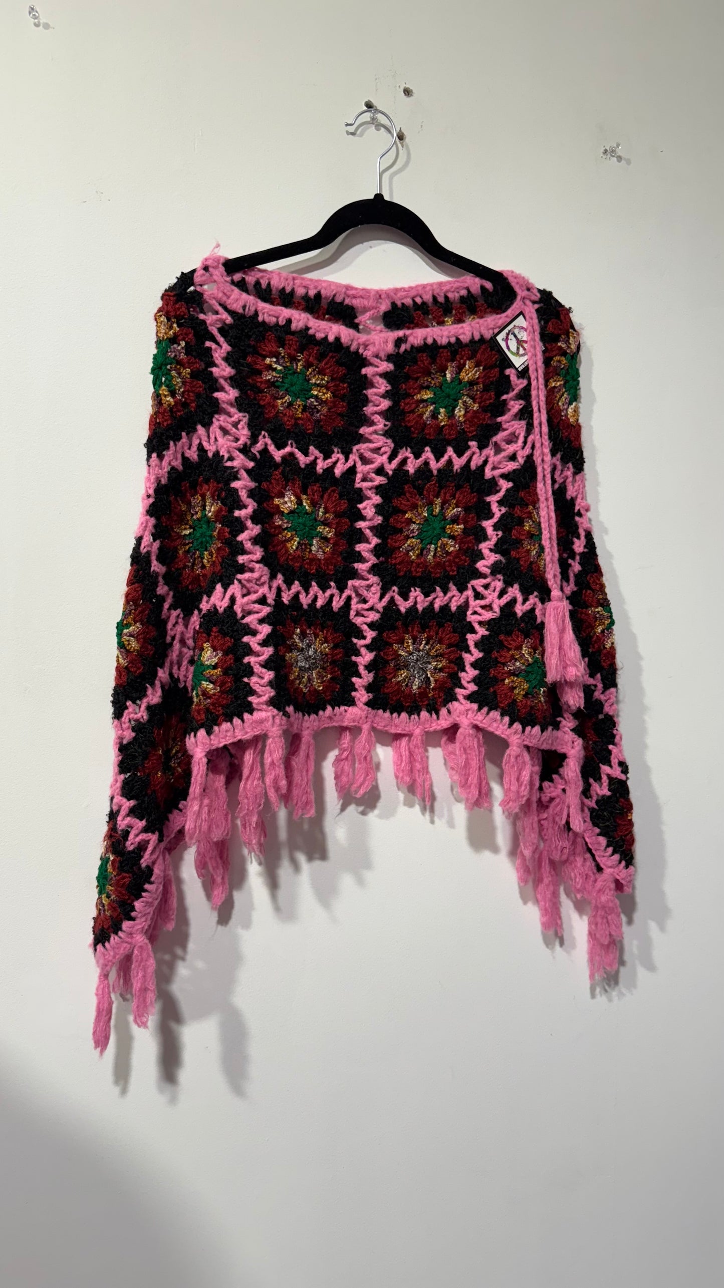 Handcrafted Crochet poncho #37