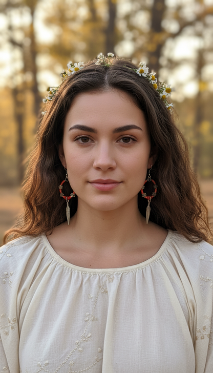 BOHEMIAN HANDCRAFTED EARRINGS #EAR161