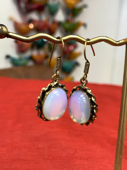 BOHEMIAN HANDCRAFTED STONE EARRINGS #EAR134