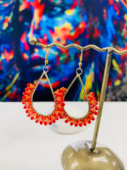 BOHEMIAN HANDCRAFTED AZTEC EARRINGS #EAR120