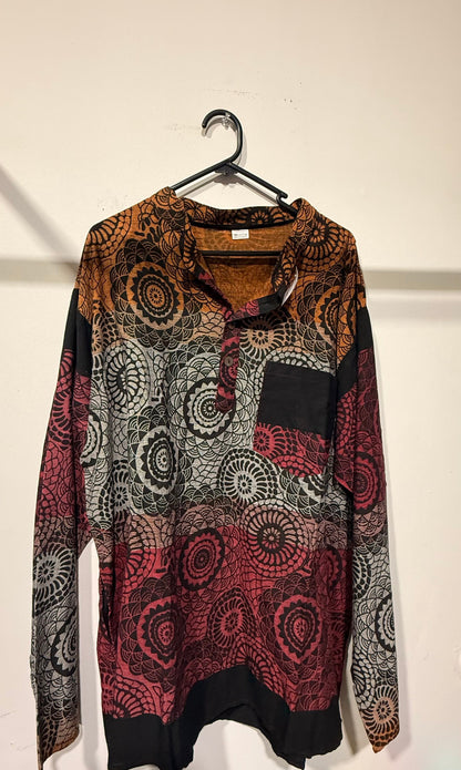 Bohemian handcrafted cotton Kurta # KURT623