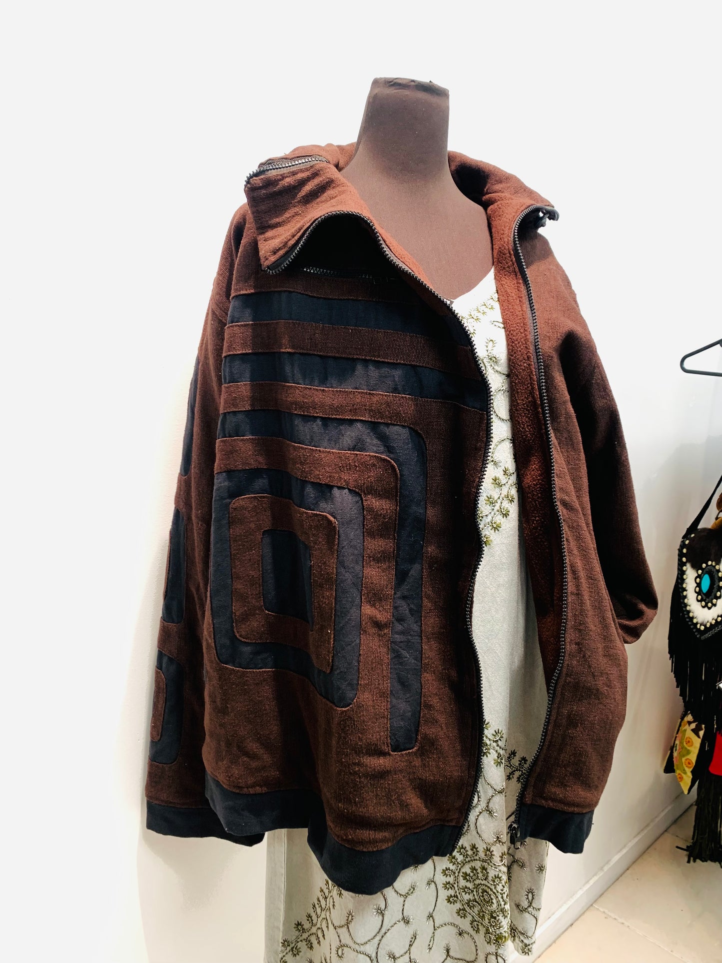 Bohemian style handcrafted UNISEX Warm Jackets #009902
