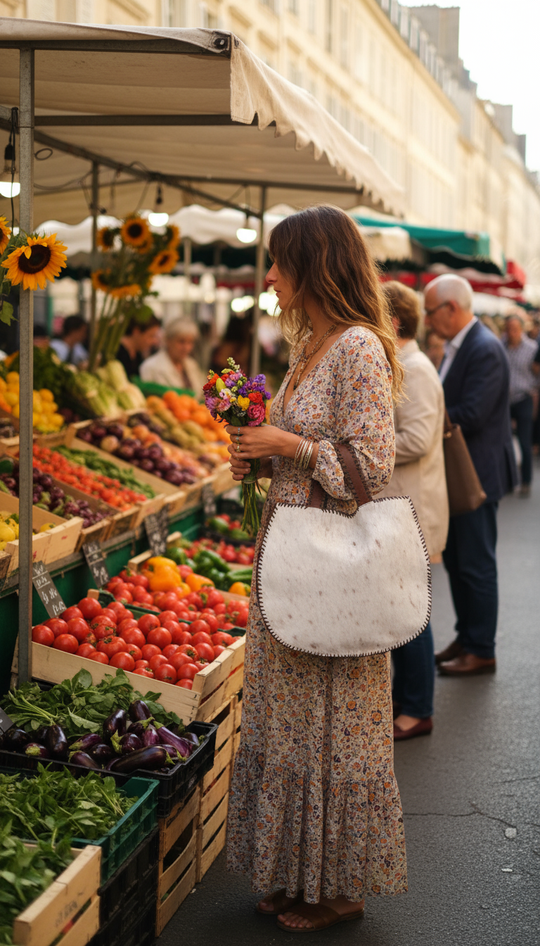 HANDCRAFTED GENUINE LEATHER WITH NATURAL COWHIDE #10