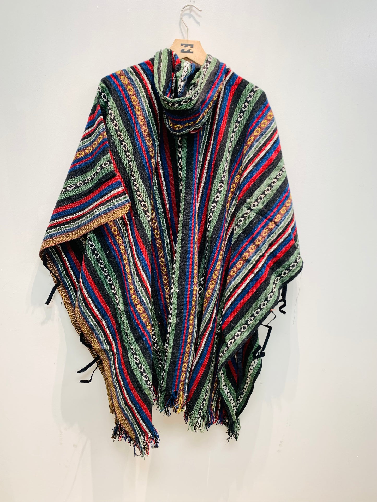 Bohemian handcrafted Hoodie UNISEX Gheri poncho #0170332