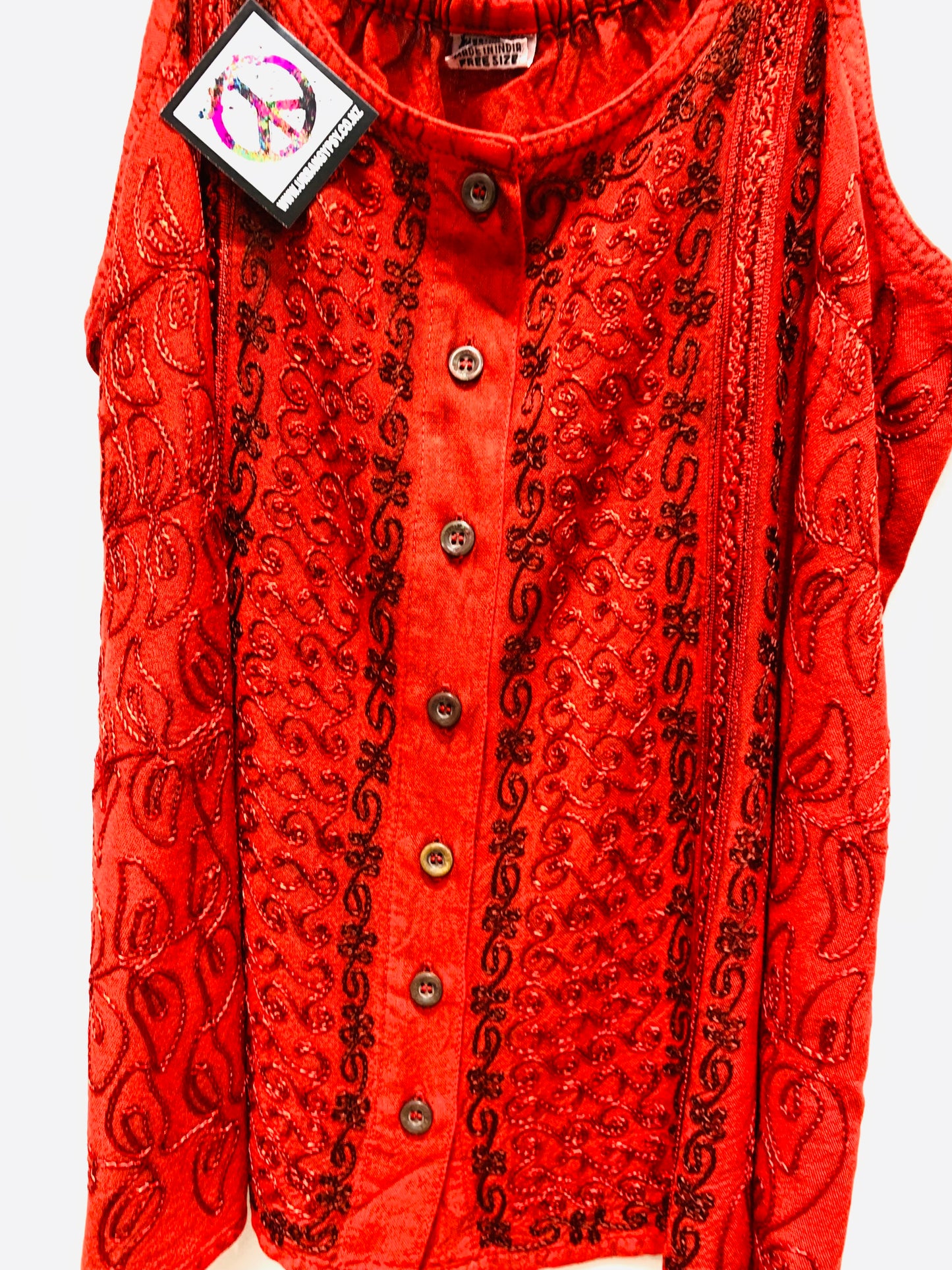 Bohemian Handcrafted Crop Top #CRTOP105