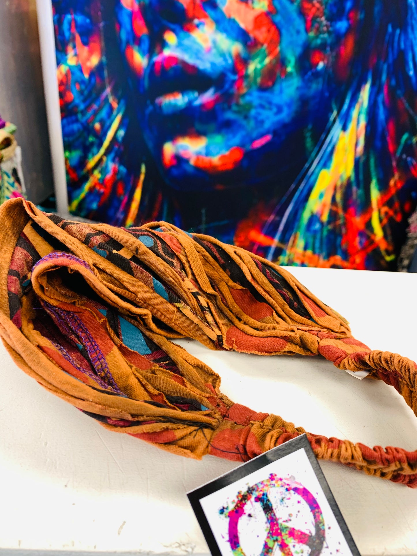 Bohemian handcrafted razor cut Unisex Headband # HB2201