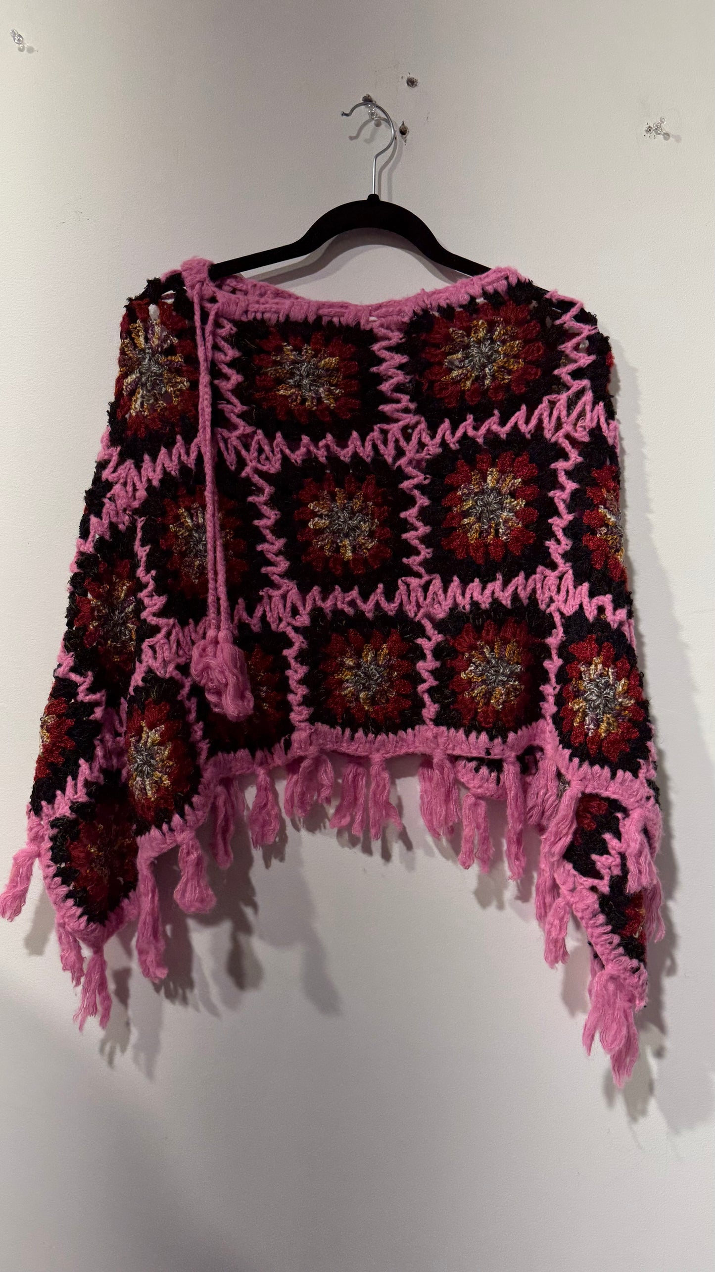 Handcrafted Crochet poncho #30