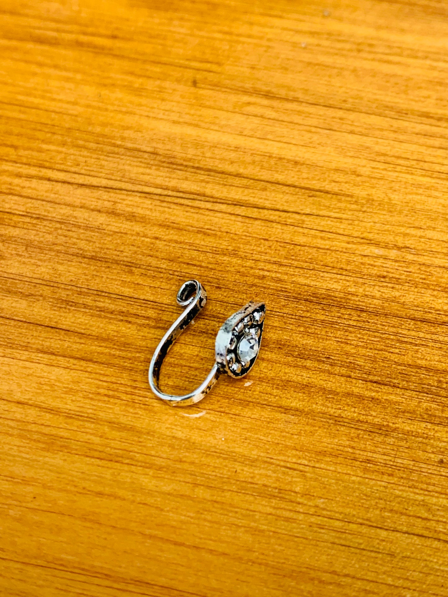 Bohemian handcrafted Clip-on Nose Pins/ Nose Rings  #831