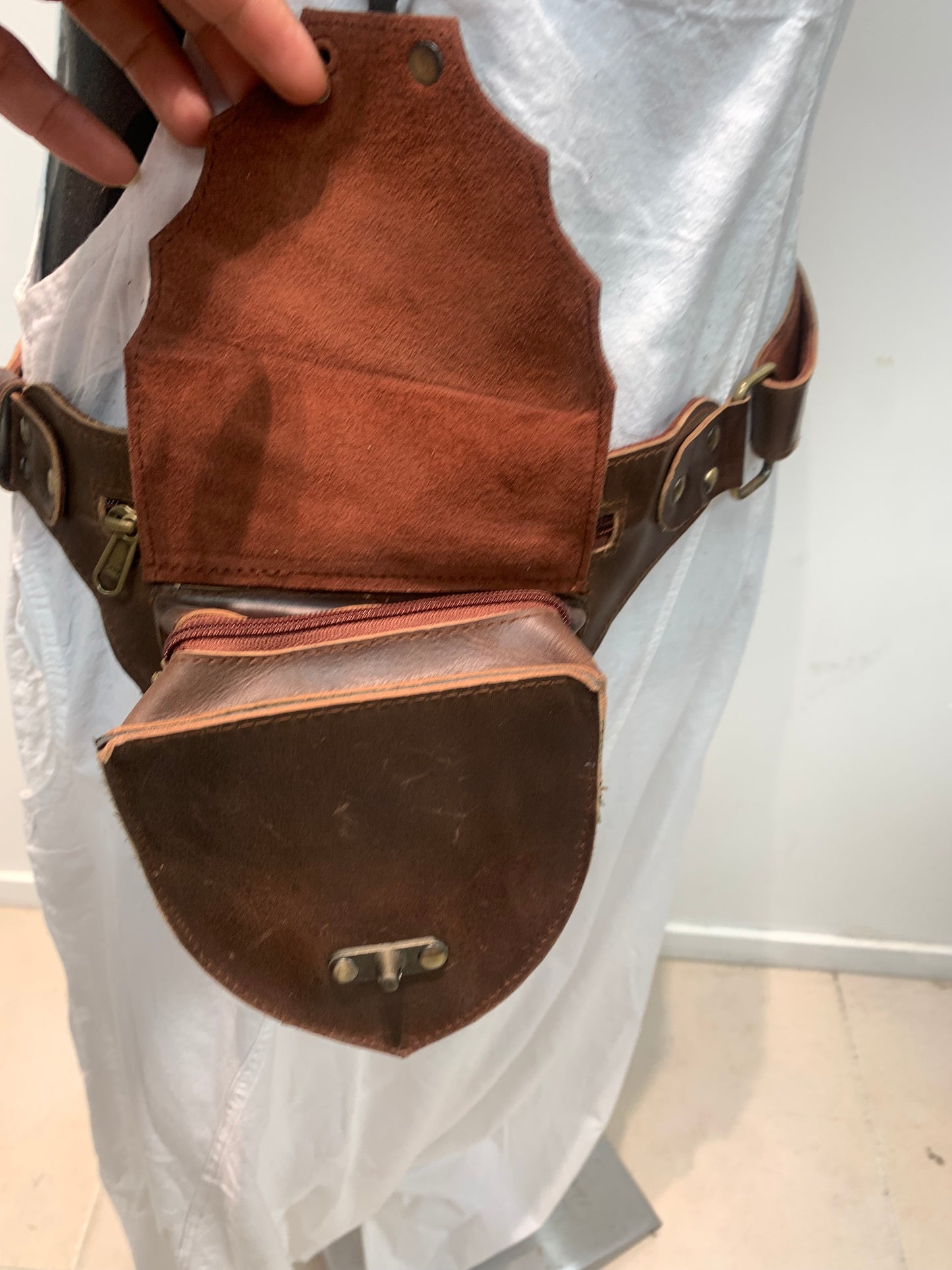 UNISEX GENUINE LEATHER BUM BAGS #BB337