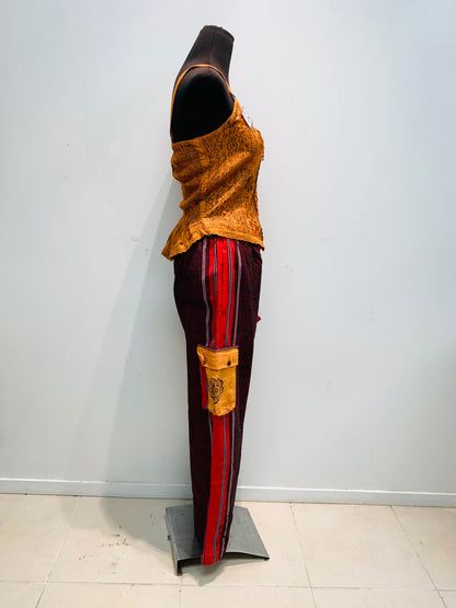 Bohemian Handcrafted Cargo Pants #STP163