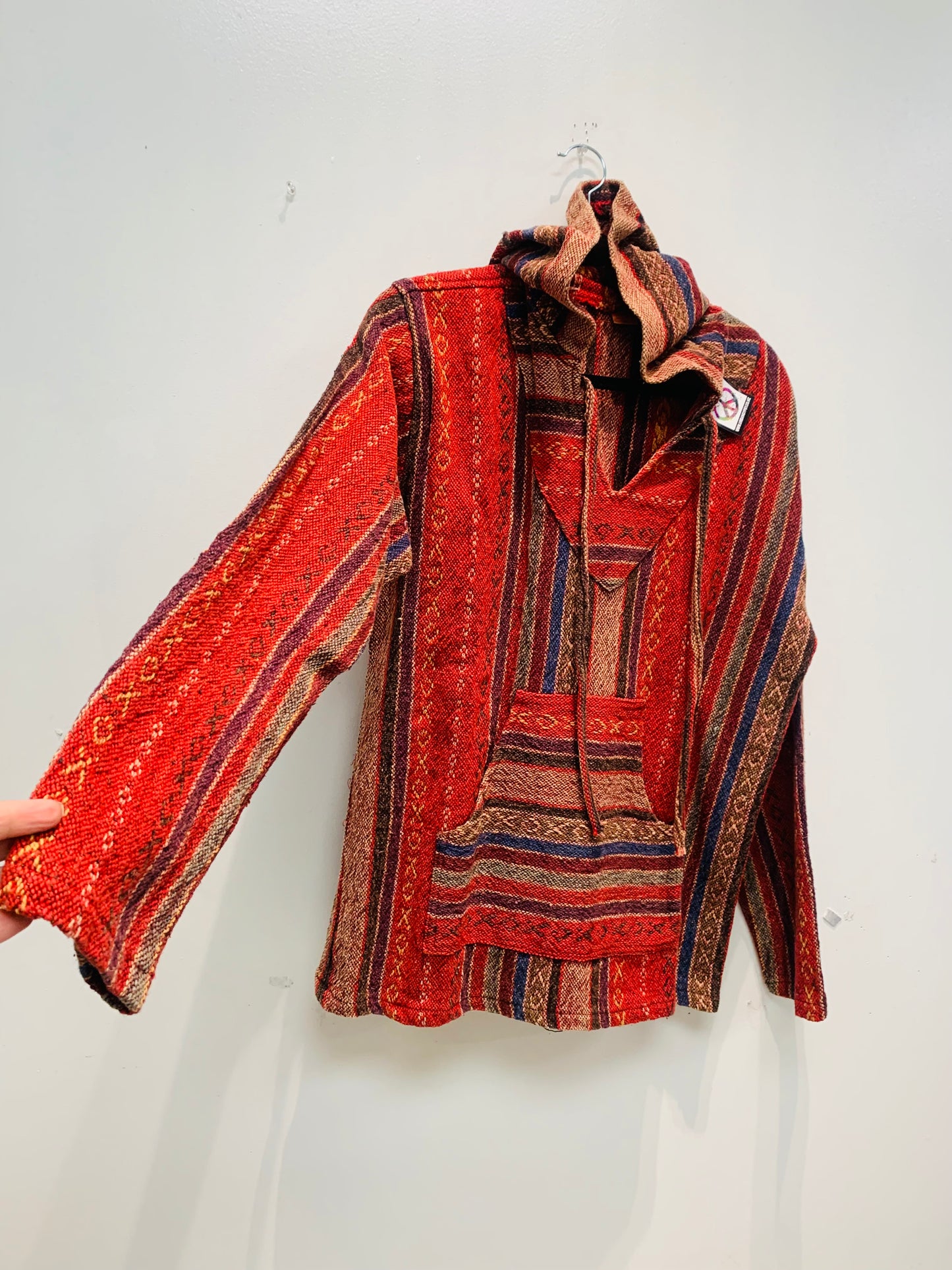 Bohemian style handcrafted UNISEX Gringo Hoodie  #017606