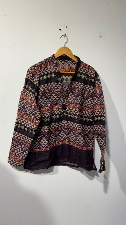 Handcrafted Unisex warm Kurta / Shirt # 75988