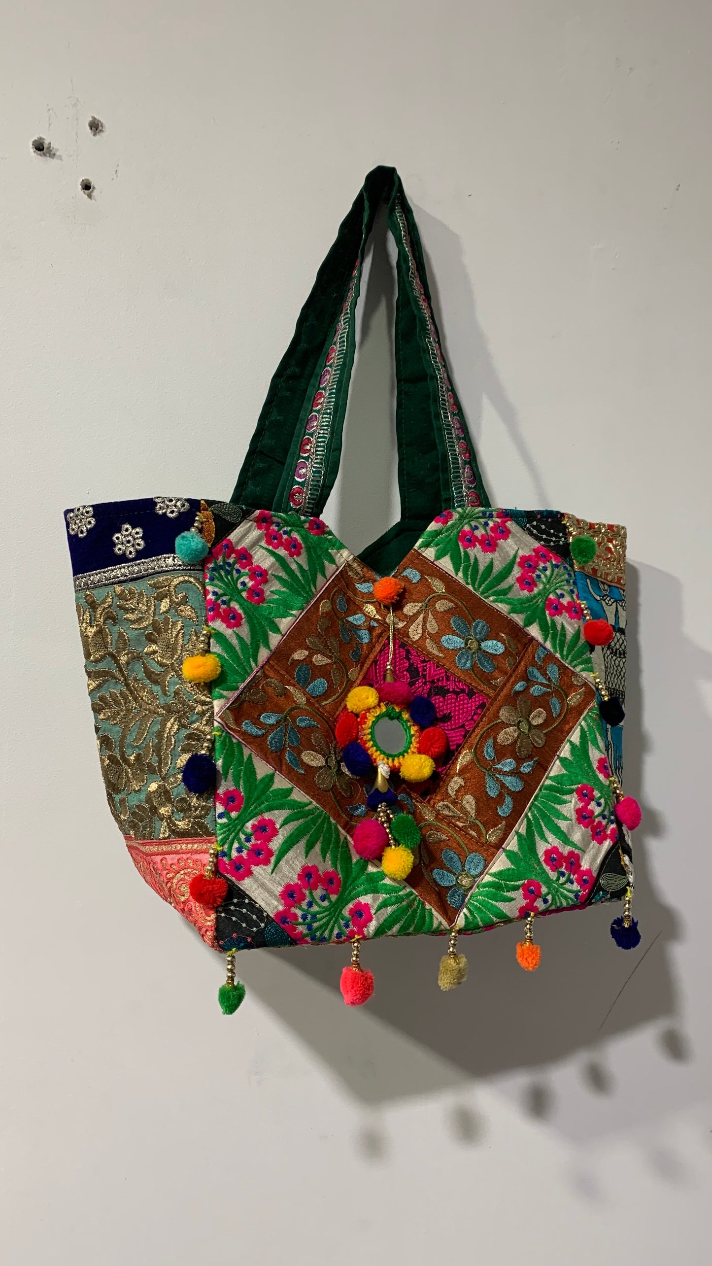 BOHEMIAN STYLE HANDCRAFTED ETHNIC TOTE BAGS # 10133