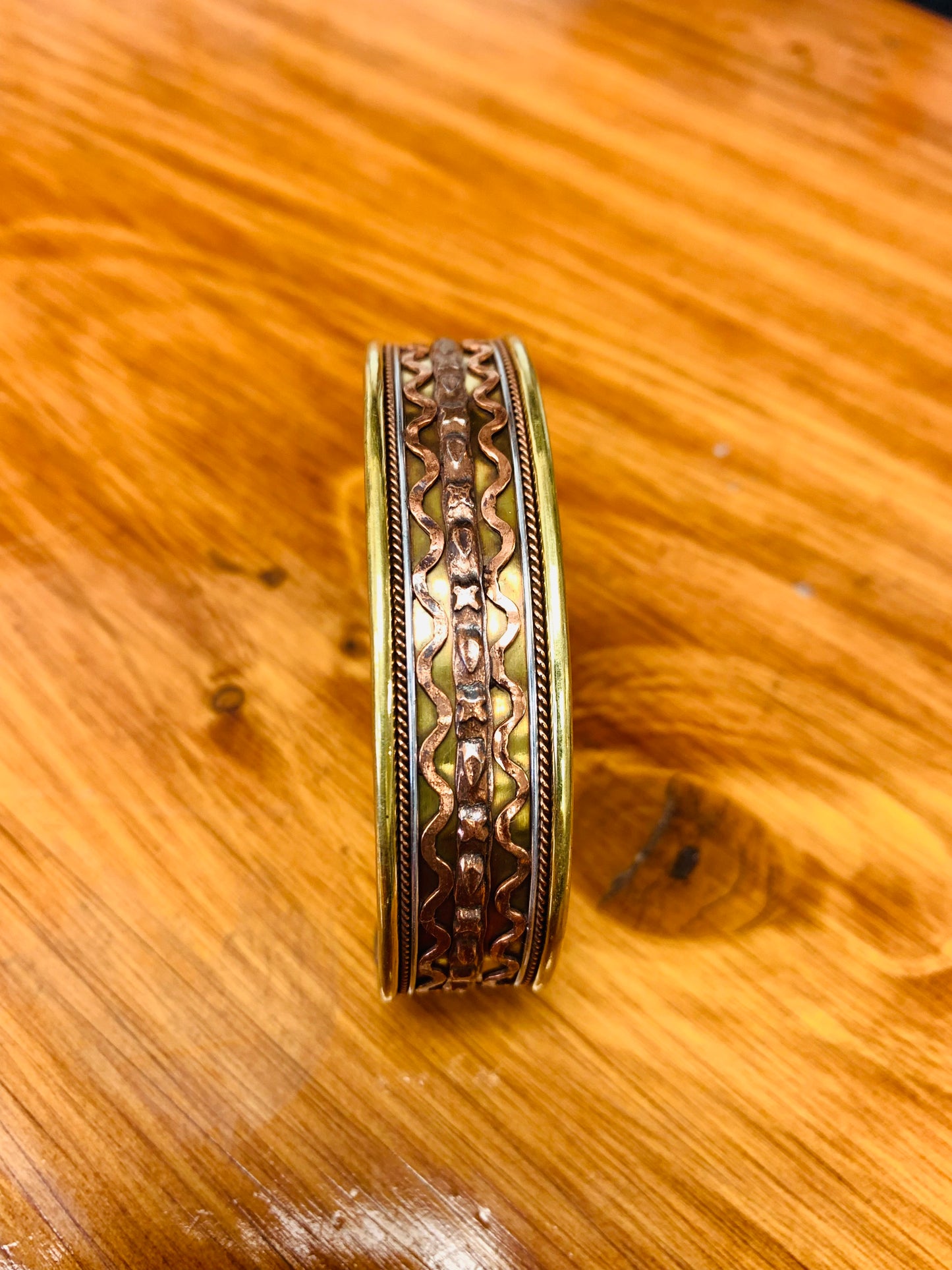 BOHEMIAN STYLE HANDCRAFTED HAND CUFF BANGLE  # CUFF1194