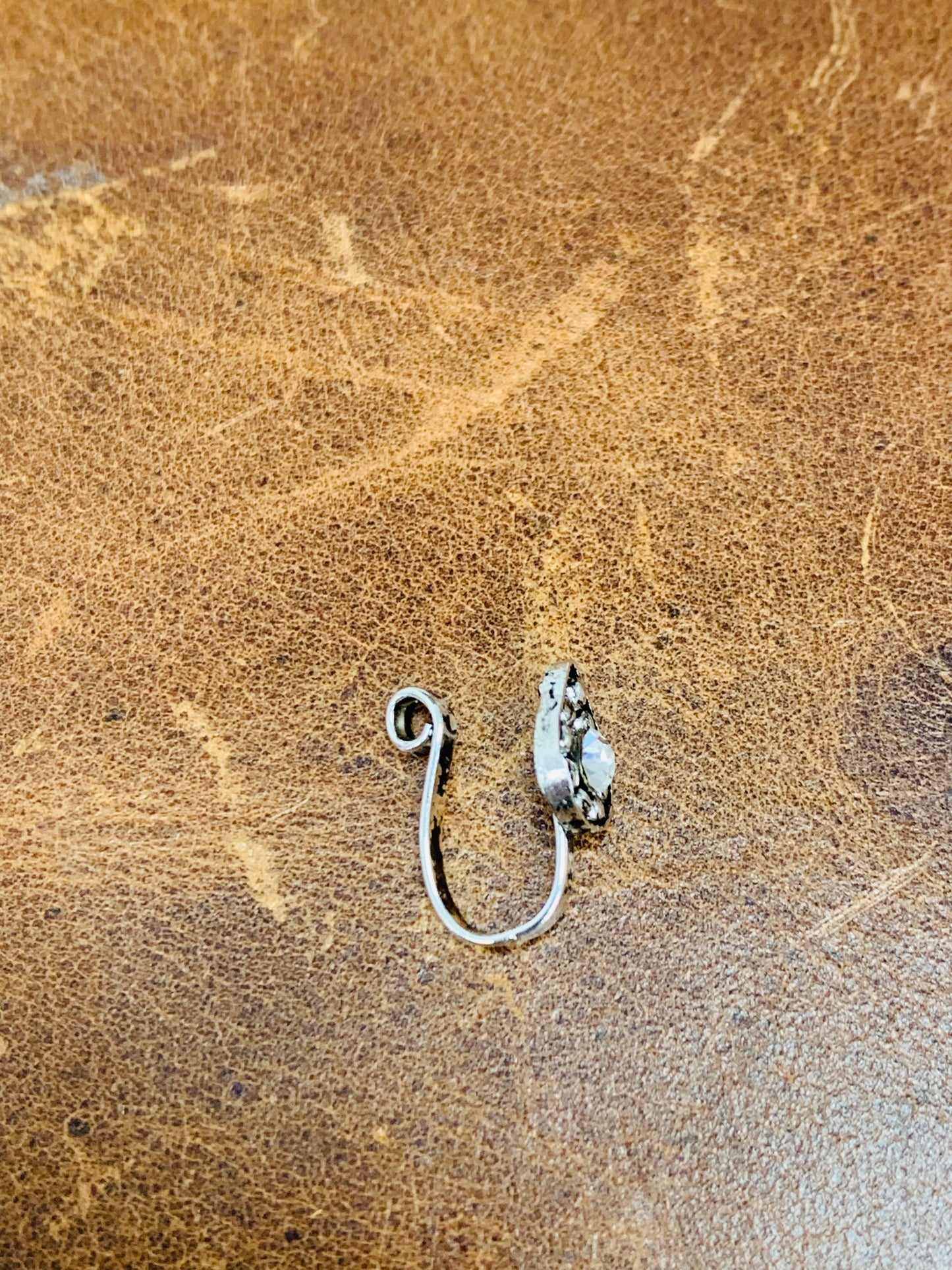 Bohemian handcrafted Clip-on Nose Pins/ Nose Rings  #831