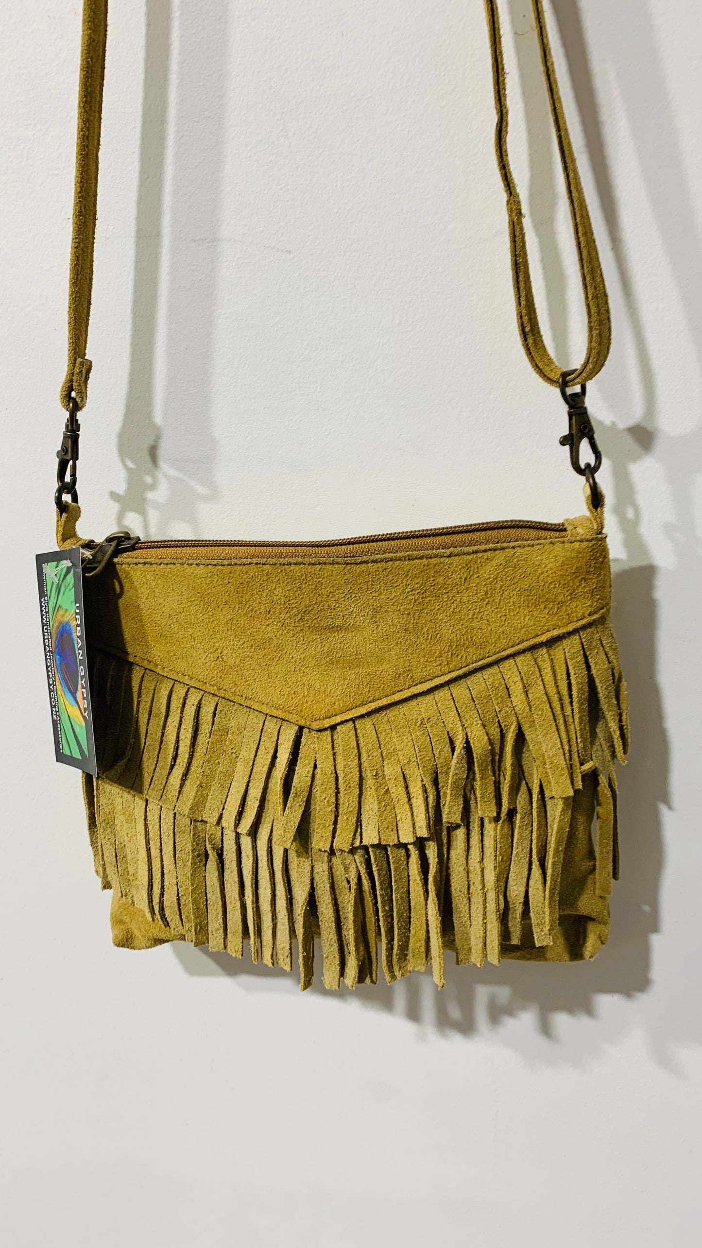 BOHEMIAN STYLE HANDCRAFTED GENUINE  SUEDE LEATHER BAGS #206585