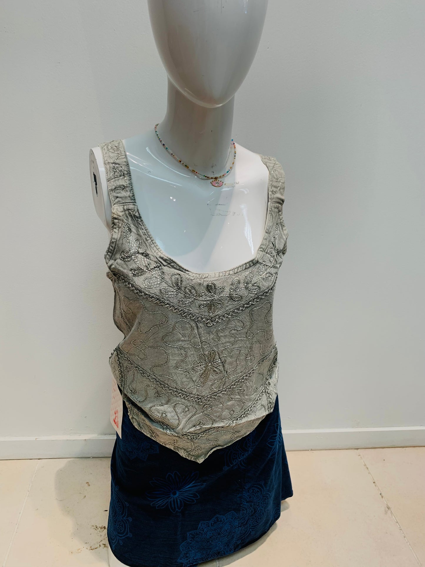 Bohemian Handcrafted Crop Top #CRTOP106