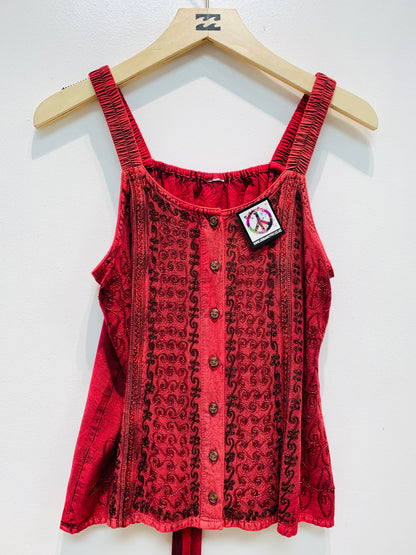 Bohemian Handcrafted Crop Top #CRTOP105