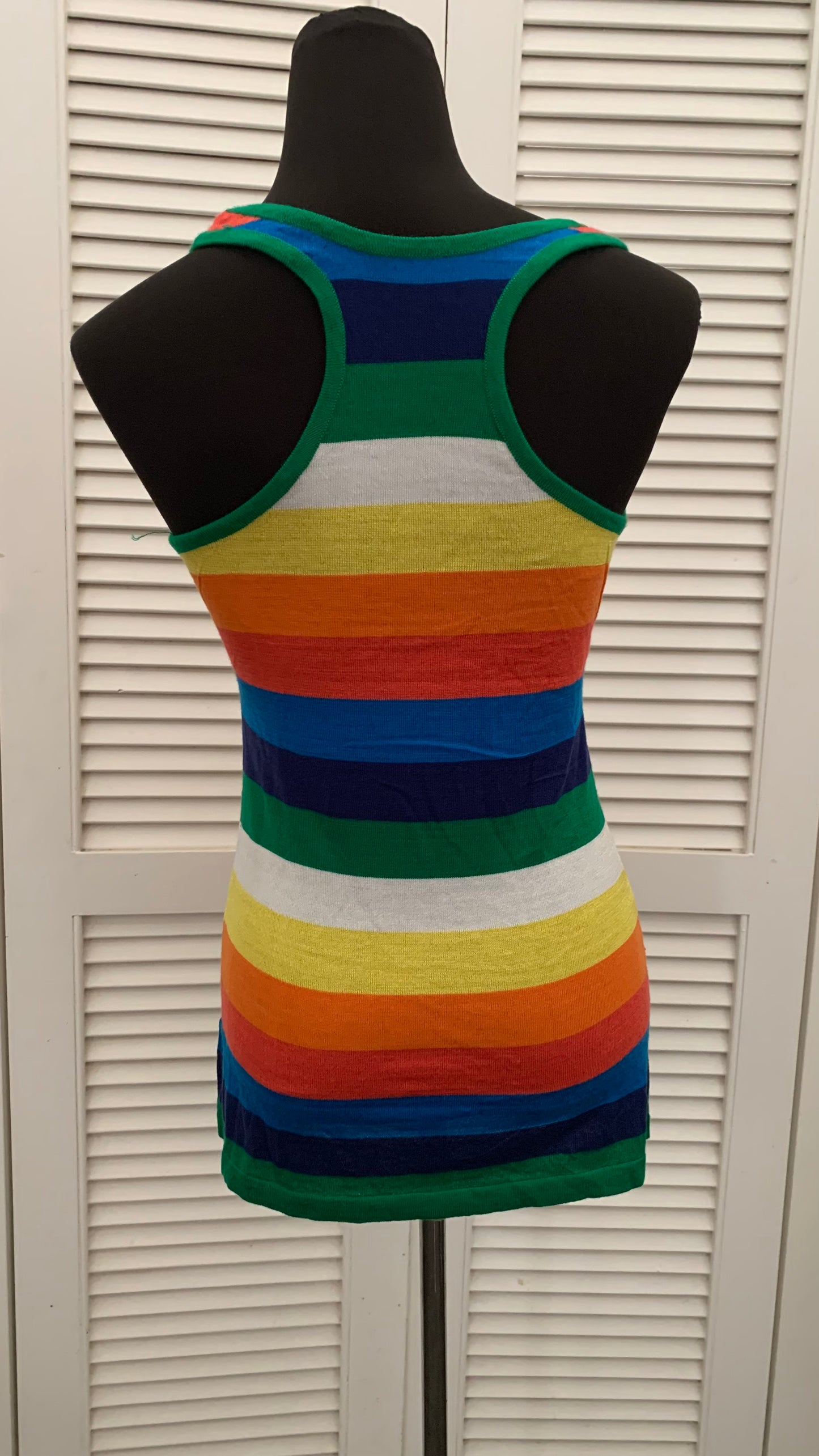 Bohemian style handcrafted Happy tank Top #0499