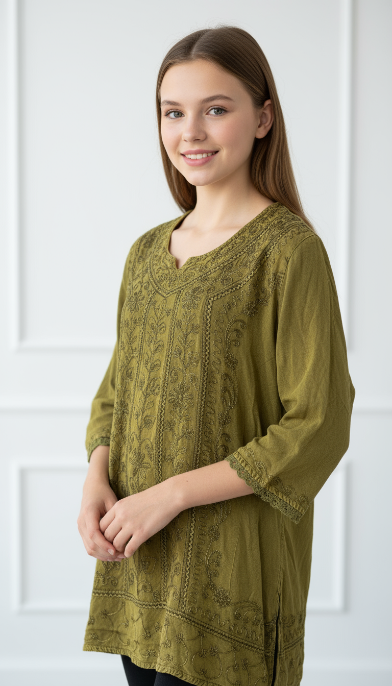 Bohemian handcrafted Top # TOP0024