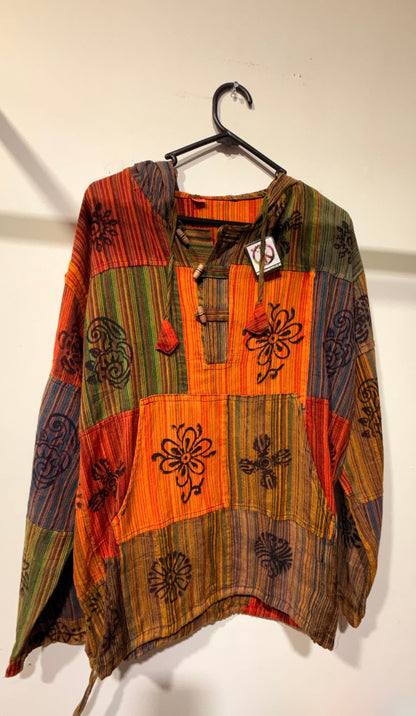 Bohemian handcrafted cotton patchwork Kurta # KURT619